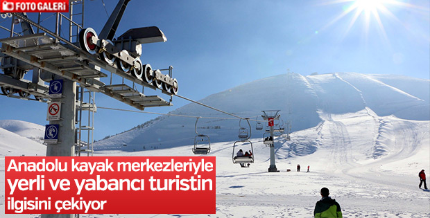 Anadolu kayak merkezleriyle ilgi topluyor