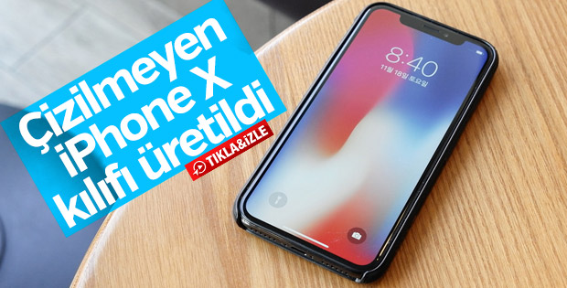 Çizilmeyen iPhone X kılıfı üretildi