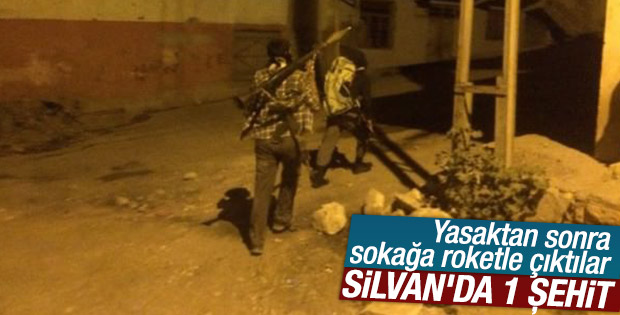 Diyarbakır'da polise roketli saldırı: 1 şehit