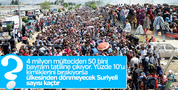 Sınır kapısında bayram yoğunluğu