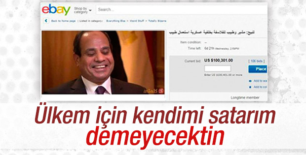 Sisi eBay'de satılığa çıkarıldı