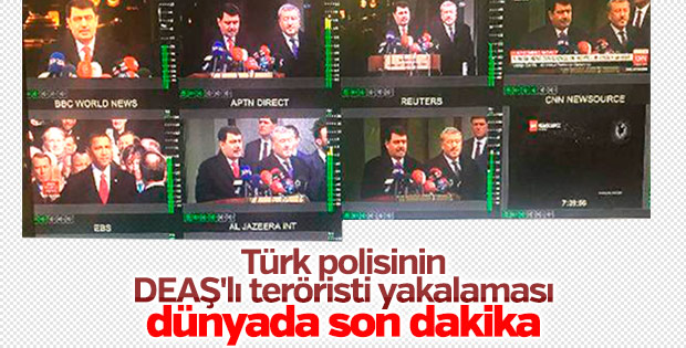 Vali'nin açıklamasını dünya televizyonları canlı verdi