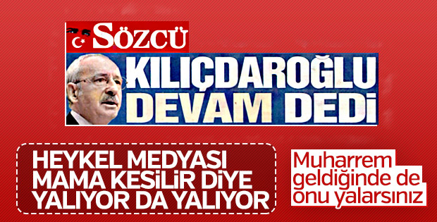 Heykel medyası kimden yana olacak şaşırdı