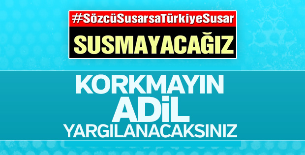 Sözcü bize de mi algı diyor