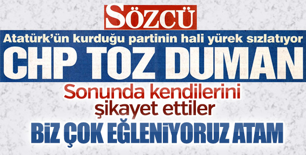 Atatürk'e kendi kendilerini şikayet eder hale geldiler