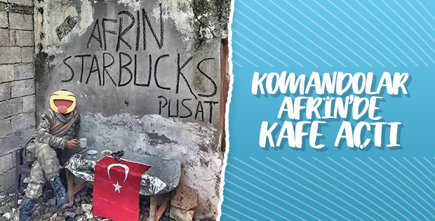 Afrin Starbucks açıldı