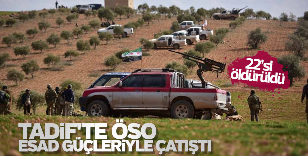 Tadif'te ÖSO ile rejim arasında çatışma