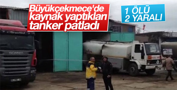 İstanbul'da benzin istasyonunda patlama: 1 ölü, 2 yaralı
