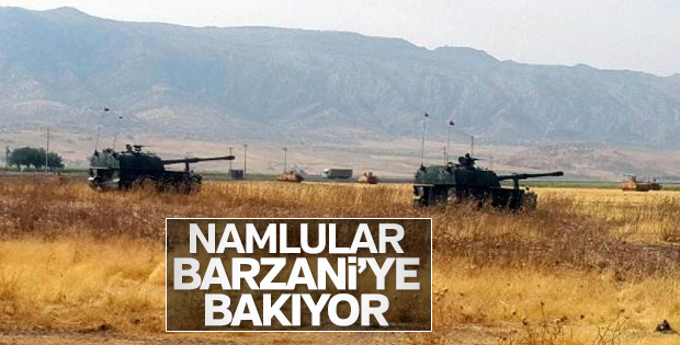 Silopi-Habur bölgesindeki tatbikatın görüntüleri