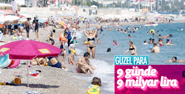 9 günlük tatil turizm sektörüne cansuyu oldu