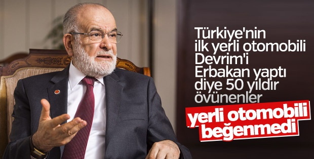 Temel Karamollaoğlu yerli otomobilden memnun değil