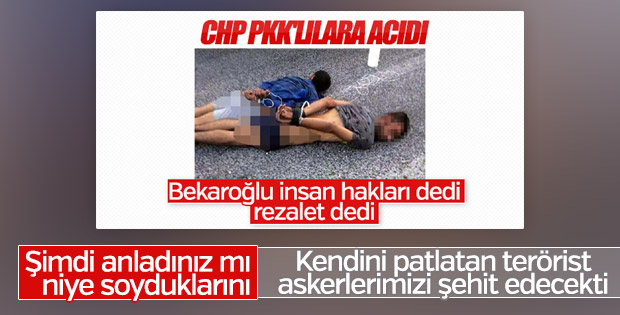 CHP'li vekilin sahip çıktığı terörist kendini patlattı