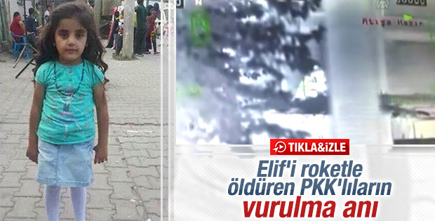 9 yaşındaki çocuğu öldüren teröristlerin vurulma anı