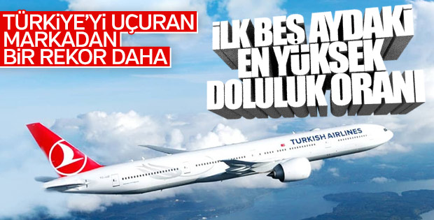 THY, tarihinin en yüksek ilk beş aylık doluluk oranına ulaştı