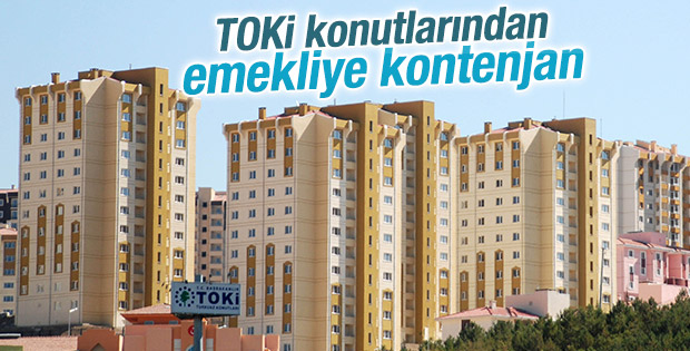 TOKİ konut projelerinde emekliye kontenjan