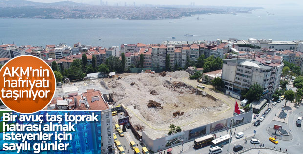 Havadan çekim: AKM'de son durum