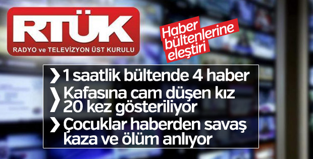 RTÜK'ten haber bültenlerine eleştiri