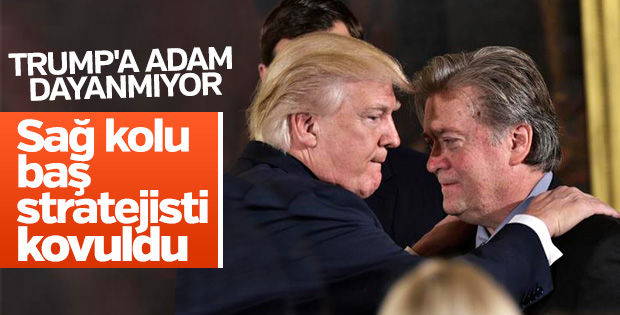 Trump baş stratejistini görevden aldı