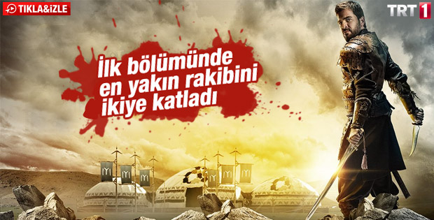 TRT'nin Diriliş dizisinden muhteşem başlangıç