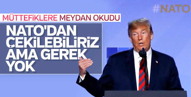 NATO'da Donald Trump krizi