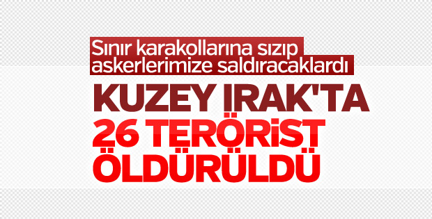 TSK'dan Kuzey Irak'a operasyon