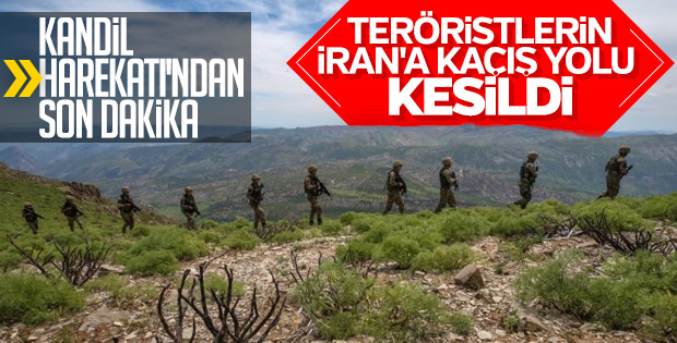 TSK İran sınırında PKK'nın önünü kesiyor