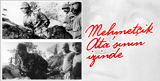 Zeytin Dalı Harekatı'nda Mehmetçik'ten Atatürk pozları