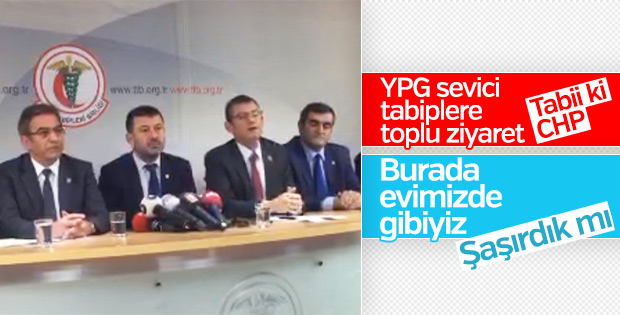 CHP'li vekiller Türk Tabipler Birliği'nde