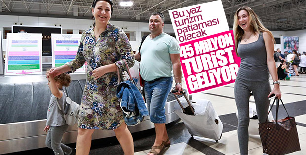 Türkiye için rekor turist beklentisi