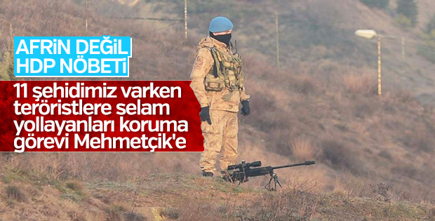 HDP'nin kongresi için askerler nöbet tuttu