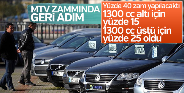 MTV zammında geri adım