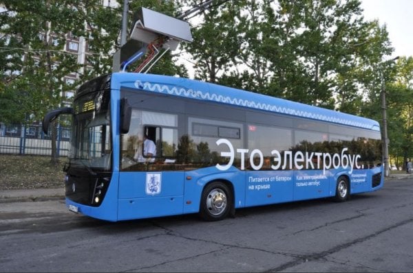 Rusya’da elektrikli otobüsler yollara çıktı