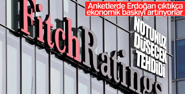 Fitch: Türk lirasındaki zayıflık kredi notunu etkiler