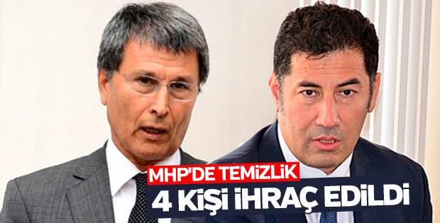 MHP'de 4 isim ihraç edildi