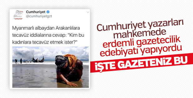 Cumhuriyet'in haber dilindeki iğrençlik