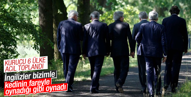 Avrupa Birliği’nin 6 kurucu ülkesi olağanüstü toplandı