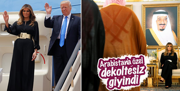 Melania Trump'ın Arabistan hassasiyeti