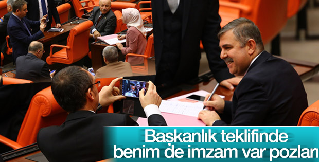 Anayasa teklifi imzaya açıldı