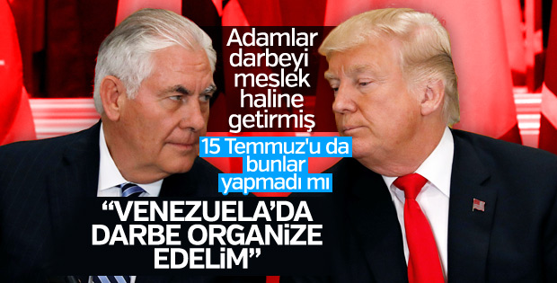 Amerika Venezuela'yı darbeyle tehdit etti