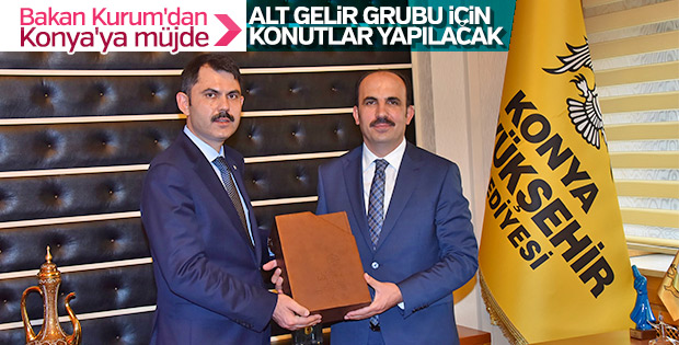 Bakan Kurum: Konya’da alt gelir grubuna konut yapılacak