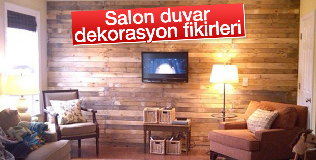 Oturma odalarında duvar dekorasyonu