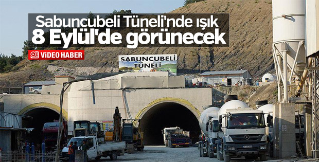 Sabuncubeli Tüneli'nde ışığa 264 metre kaldı
