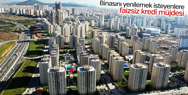 Binasını yenilemek isteyenlere faizsiz kredi müjdesi