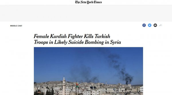 NYT'nin yazdığı YPG'nin kahramanlık hikayesi yalan çıktı