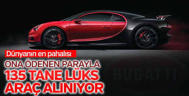 Dünyanın en pahalı otomobili Bugatti'nin yeni modeli tanıtıldı
