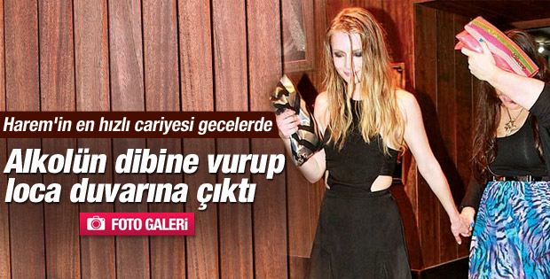Yasemin Allen alkolü fazla kaçırdı