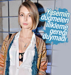 Yasemin Allen'ın cesur kıyafeti