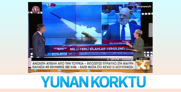 Türkiye'nin füze denemesi Yunanistan'ı endişlendirdi