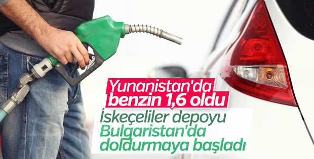 Yunanlar benzini Bulgaristan'dan alıyor