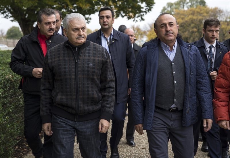 Yıldırım Washington'da sabah yürüyüşü yaptı